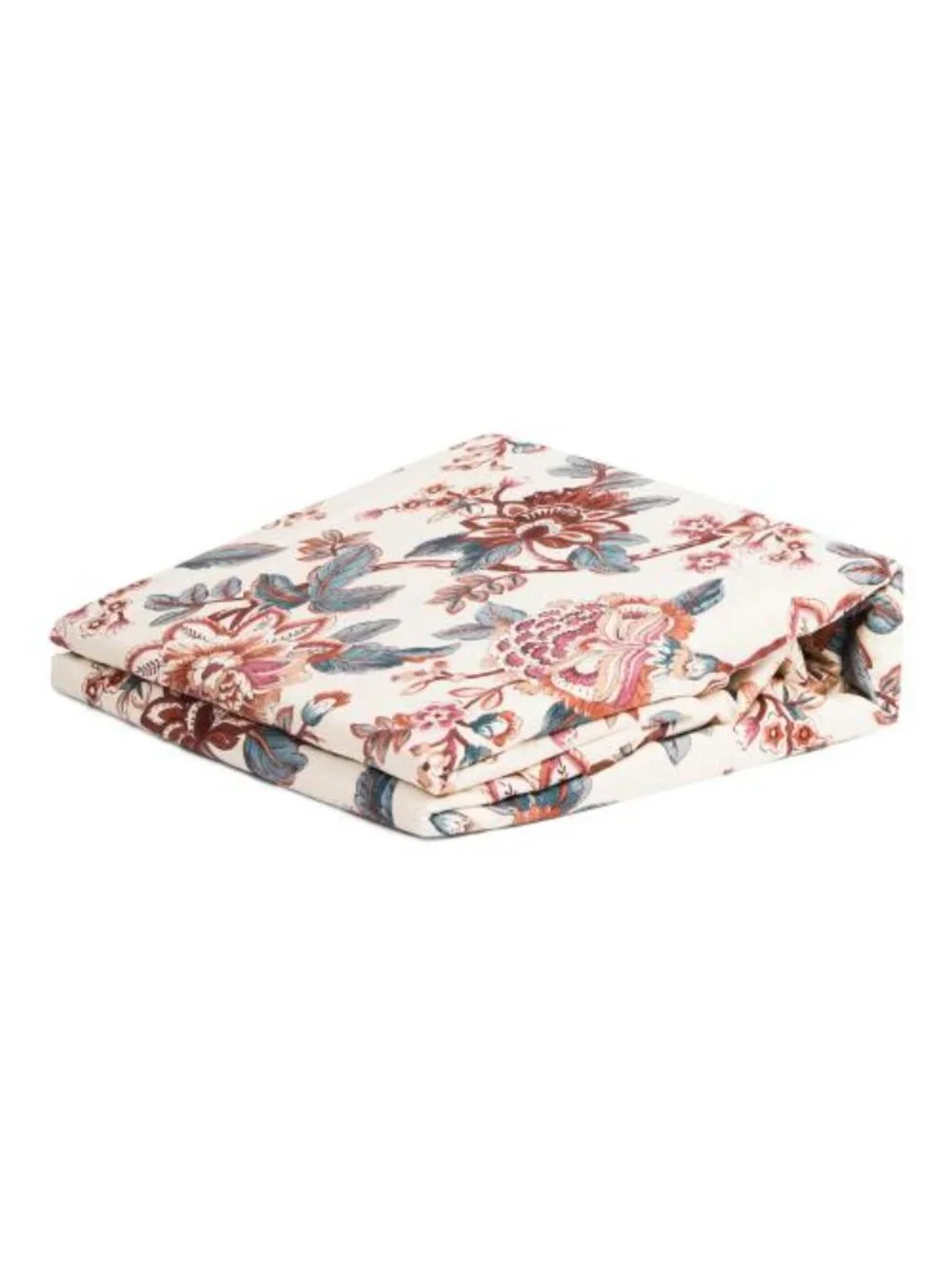 NICOLE MILLER Cotton Percale Floral Duvet Set